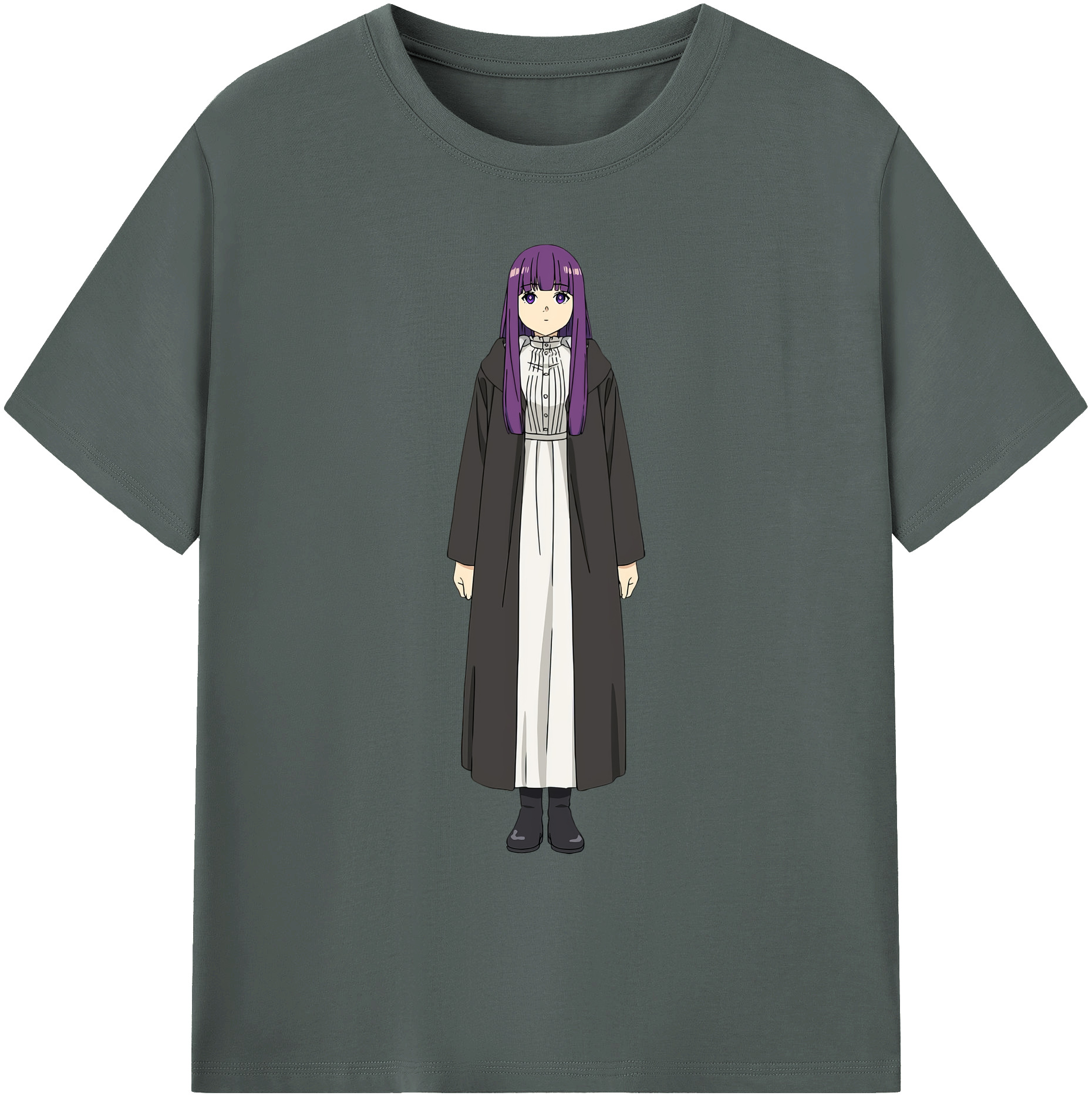 （画像用） 葬送のフリーレン Frieren 綿100％ メンズ半袖Tシャツ｜肌触りやわらか＆通気性